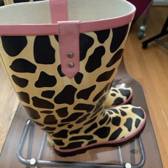 Toss Brand Ladies Tall Rainboots Size 10 - Picture 5 of 9